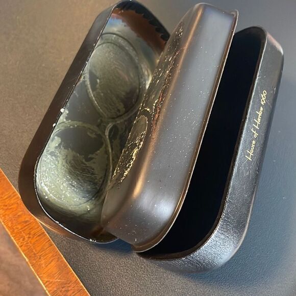 House Of Harlow TILDA Gunmetal Aviator Sunglasses with Hard Shell Case 58 14 main image 5